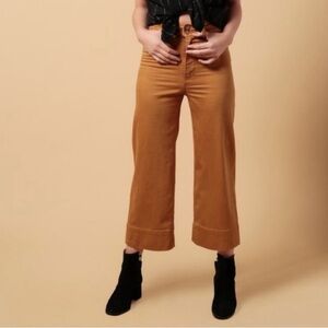 Apiece Apart Merida High Rise Flare Crop Jeans